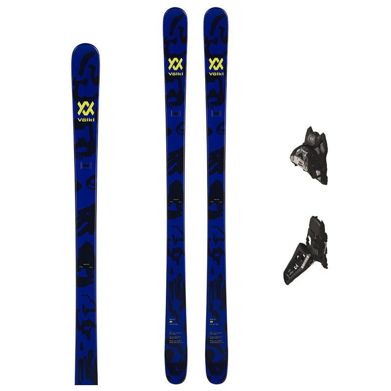 スキー 2点セット VOLKL 20-21 BASH 81 148/158/168cm FDT 10 金具付き 大人用 スキー板 フリースタイル  初心者にオススメ