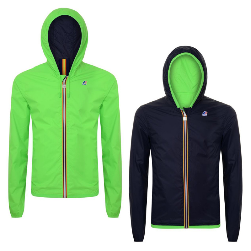 KWAY - Veste Jacques Plus 2 Double Homme Blue D/Green R