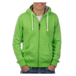 Sweatshirt jacket with zip...