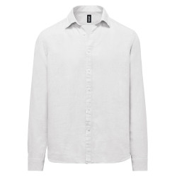 CAMICIA A MANICA LUNGA IN LINO