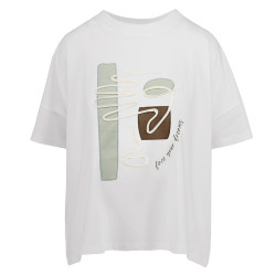 T-SHIRT OVERSIZE GIROCOLLO...
