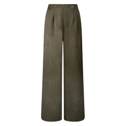 PANTALONE A PALAZZO IN LINO...