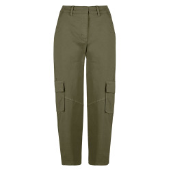PANTALONI A VITA ALTA CARGO...