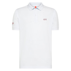Polo SUN68 LOGO BEACH S/S Uomo