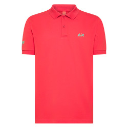 Polo SUN68 LOGO BEACH S/S Uomo
