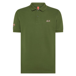 Polo SUN68 LOGO BEACH S/S Uomo