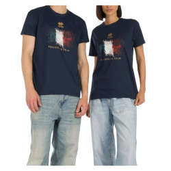 T-SHIRT BANDIERA ITALIA BLU