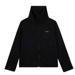 Felpa FULL-ZIP IN TESSUTO TECNICO DOPPIO A TRECCE