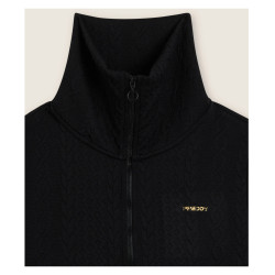 Felpa FULL-ZIP IN TESSUTO TECNICO DOPPIO A TRECCE