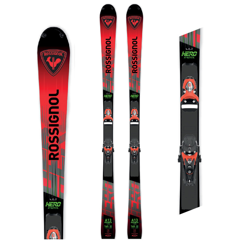 Sci HERO A FIS SL FAC R22  + SPX 15 ROCKERACE HOT RED