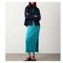 GIACCA GOFFRATA CON CAPPUCCIO