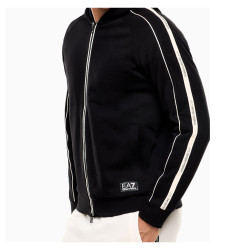 Felpa con CAPPUCCIO E ZIP LOGO SERIES Felpa con CAPPUCCIO E ZIP LOGO SERIES