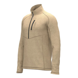 TRICOT HALF ZIP JERSEY