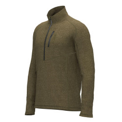 TRICOT HALF ZIP JERSEY