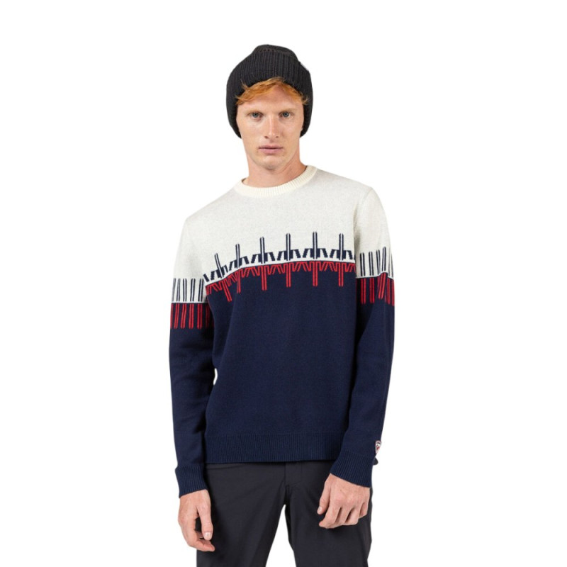 PATTERNED CN SWEATER