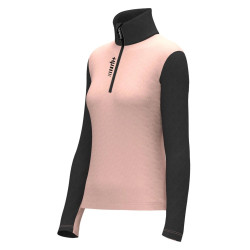 TWIST HALF ZIP W JERSEY