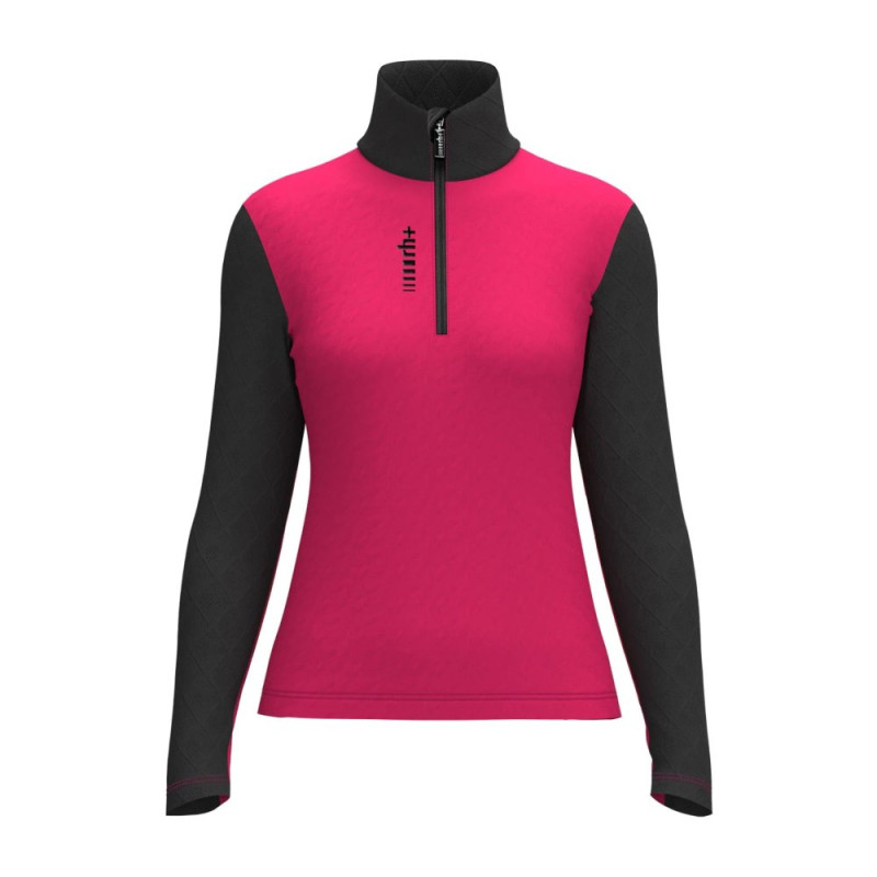 TWIST HALF ZIP W JERSEY