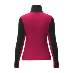 TWIST HALF ZIP W JERSEY