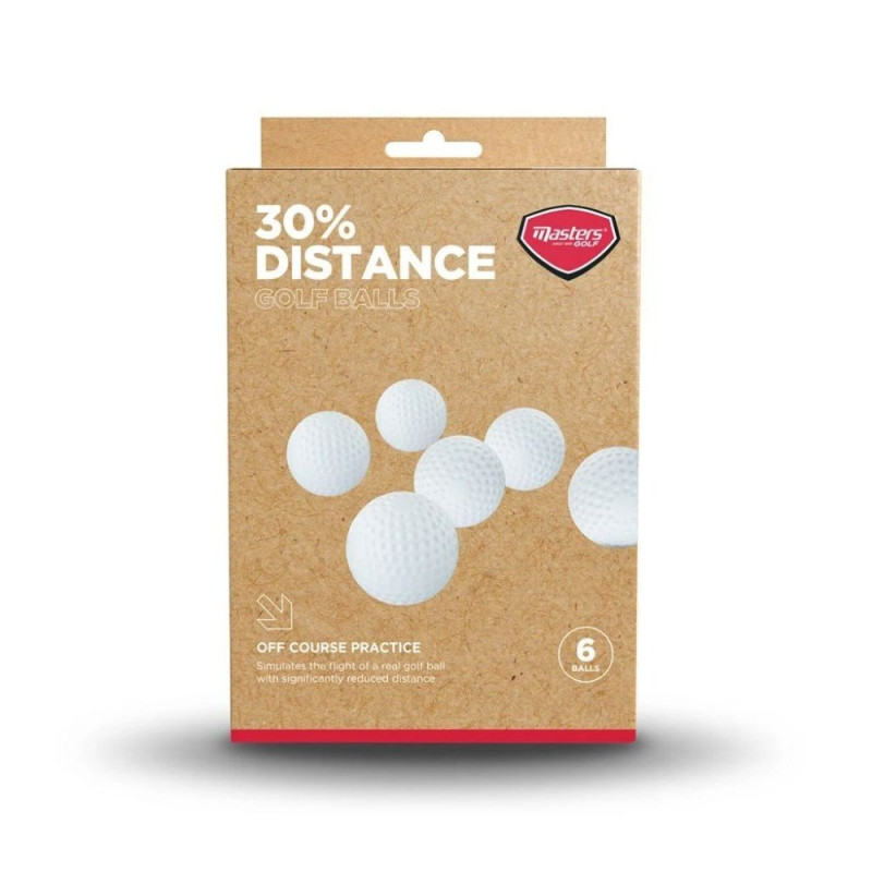 30% DISTANCE GOLF BALLS