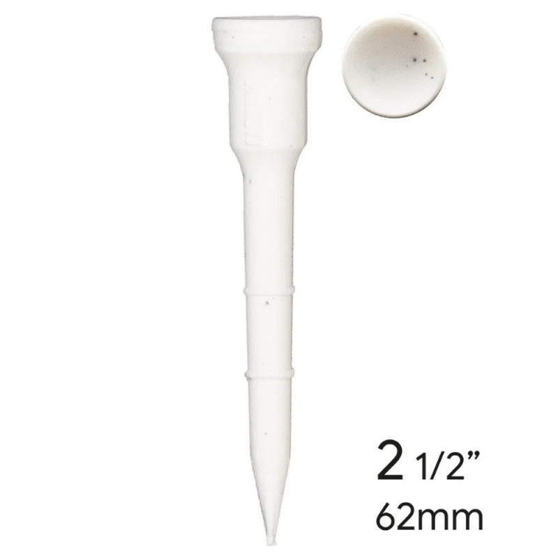 TEE LIGNUM 62mm WHITE