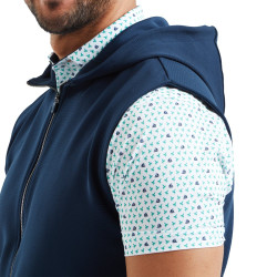 EU FULL ZIP HOODIE VEST