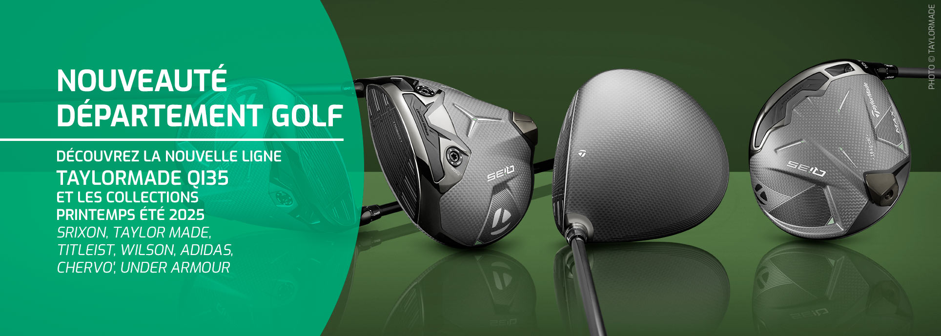 Nouveau département Golf sur Viglietti Sport